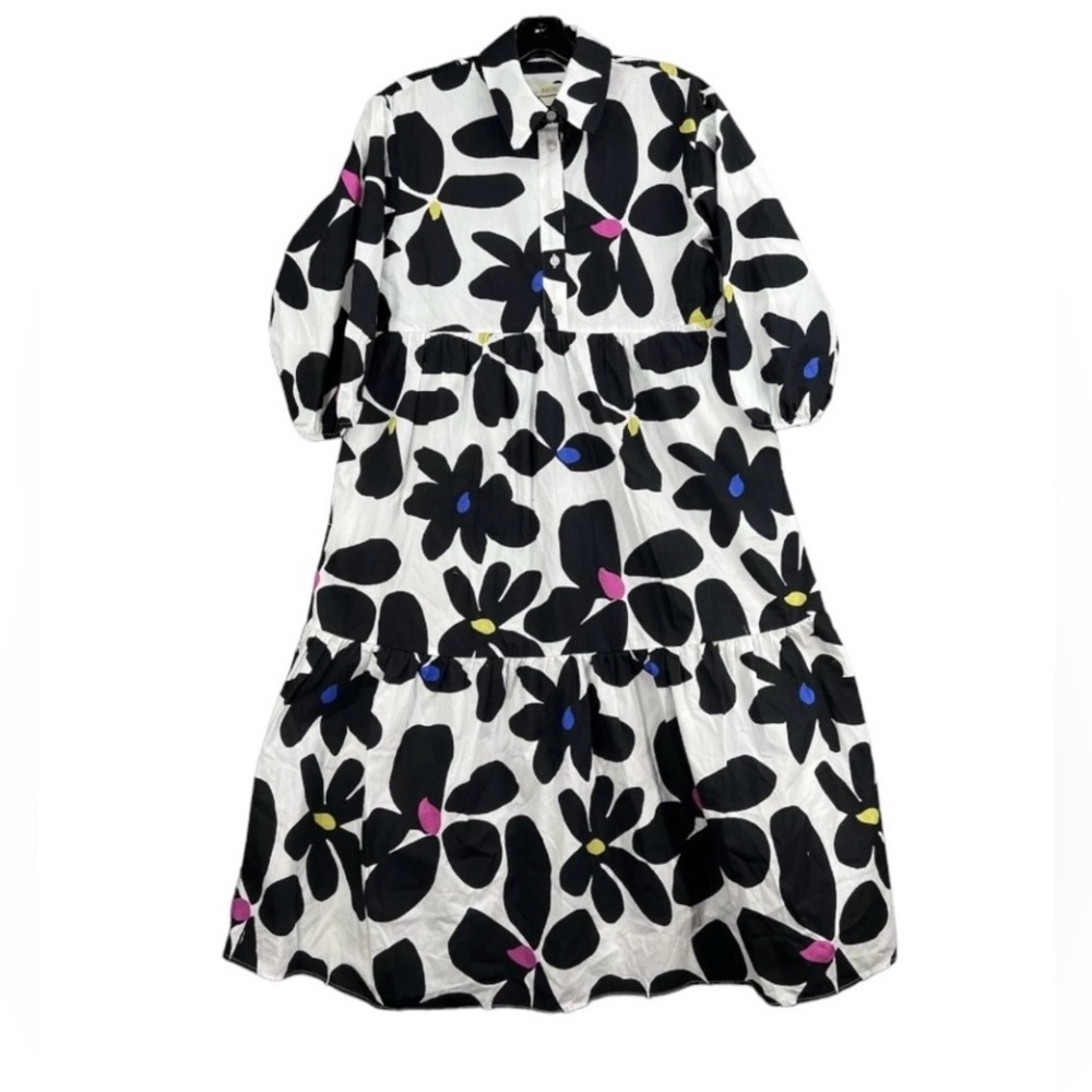 Anthropologie Bettina Tiered Shirt Dress - Size Large